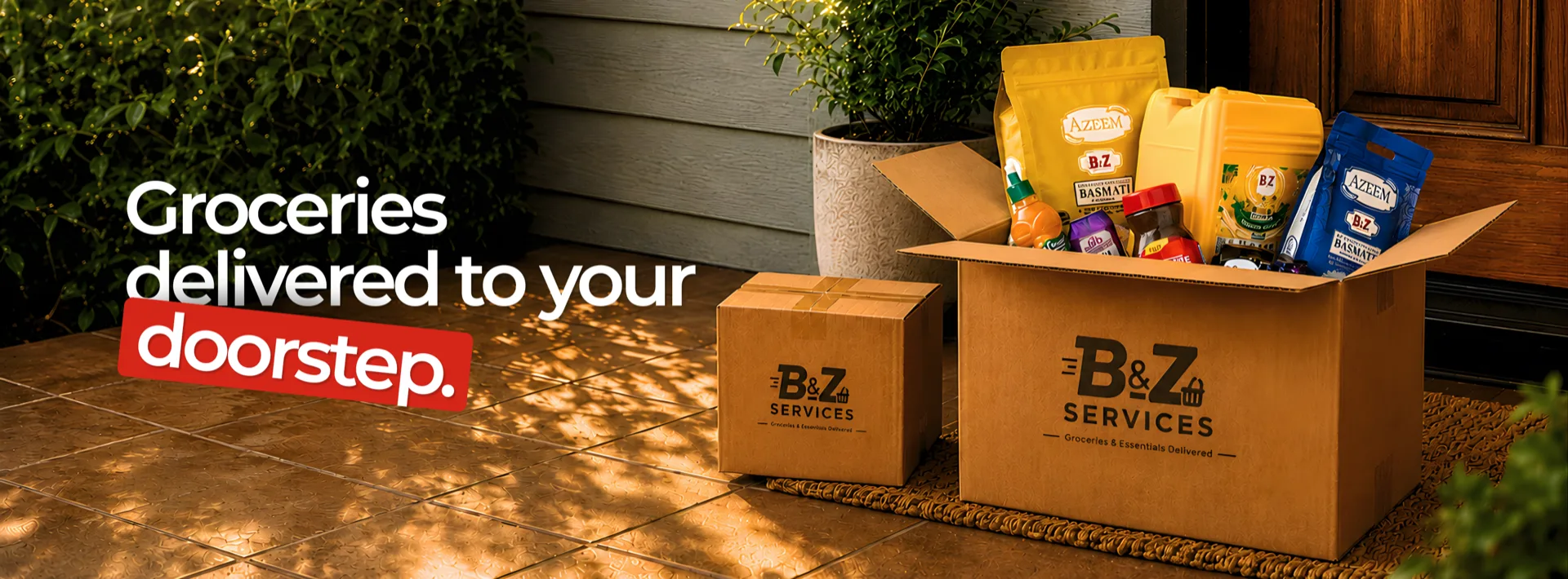 Groceries delivered to your doorstep by BZ Express