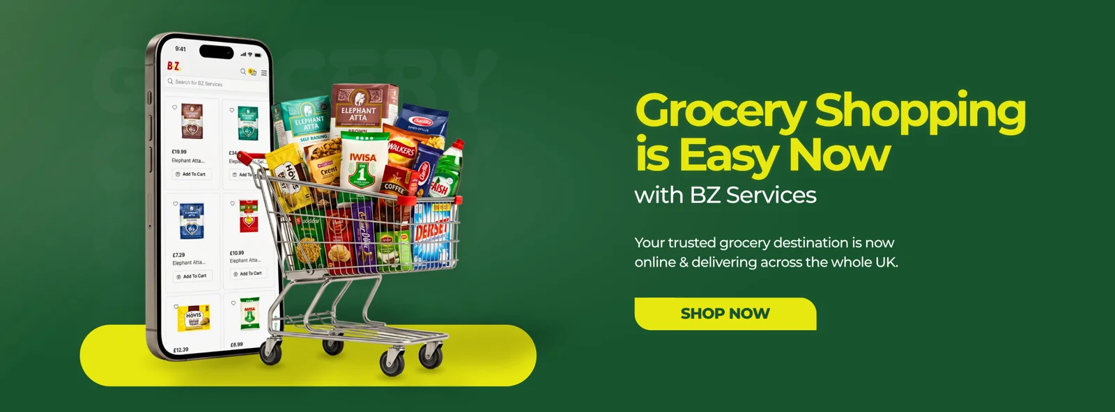 Grocery shopping is easy now with BZ Express