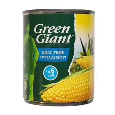Green Giant Salt Free Corn 12 x 340g