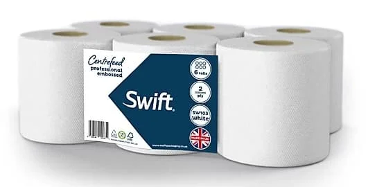 Swift Premium Centrefeed White 6s