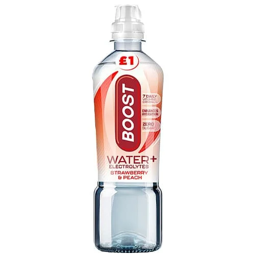 Boost Sport Water - Strawberry & Peach 12 x 500ml