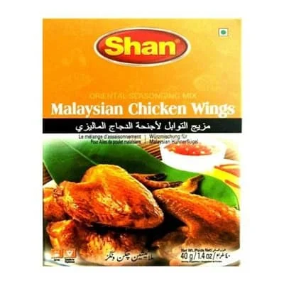 Shan Chinese Malaysian Chicken Wings 12 x 40g