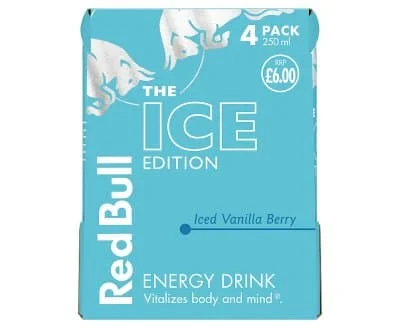 Red Bull Ice Edition - Vanilla Berry 6 x 4pkx250ml