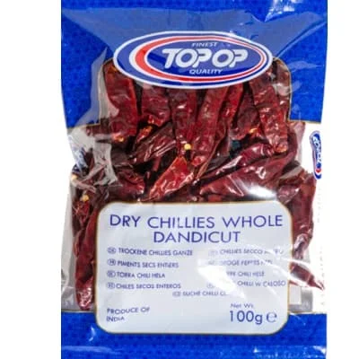 Top Op Whole Chillie Dandicut 20 x 100g