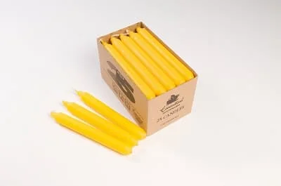 Essentials Candles Yellow 25s