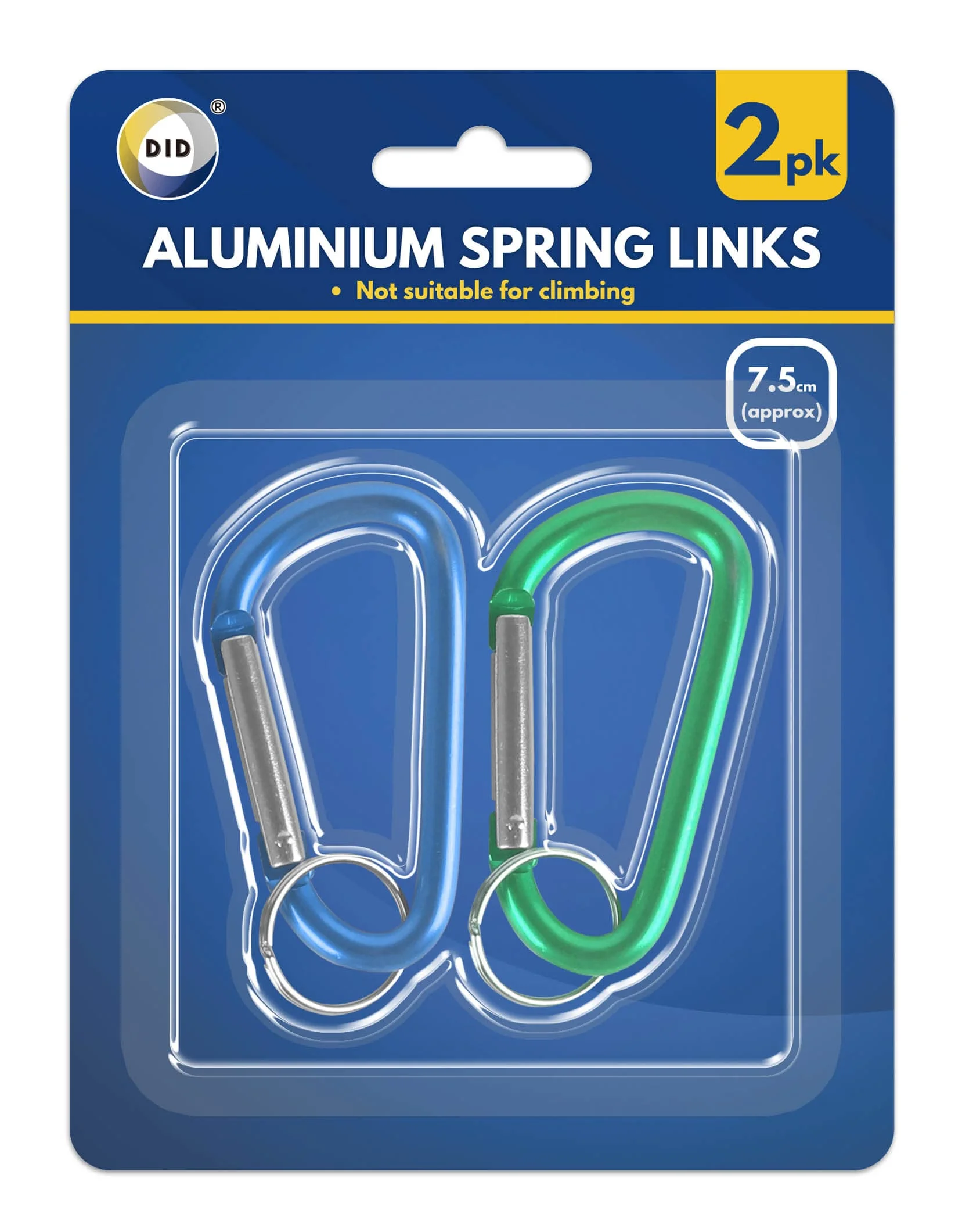 DID Aluminium Spring Links 2 x 7.5cm