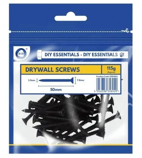 DID 50mm Drywall Screws 115g
