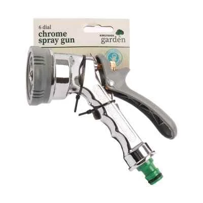 KF 6 Dial Chrome Spray Gun 1s