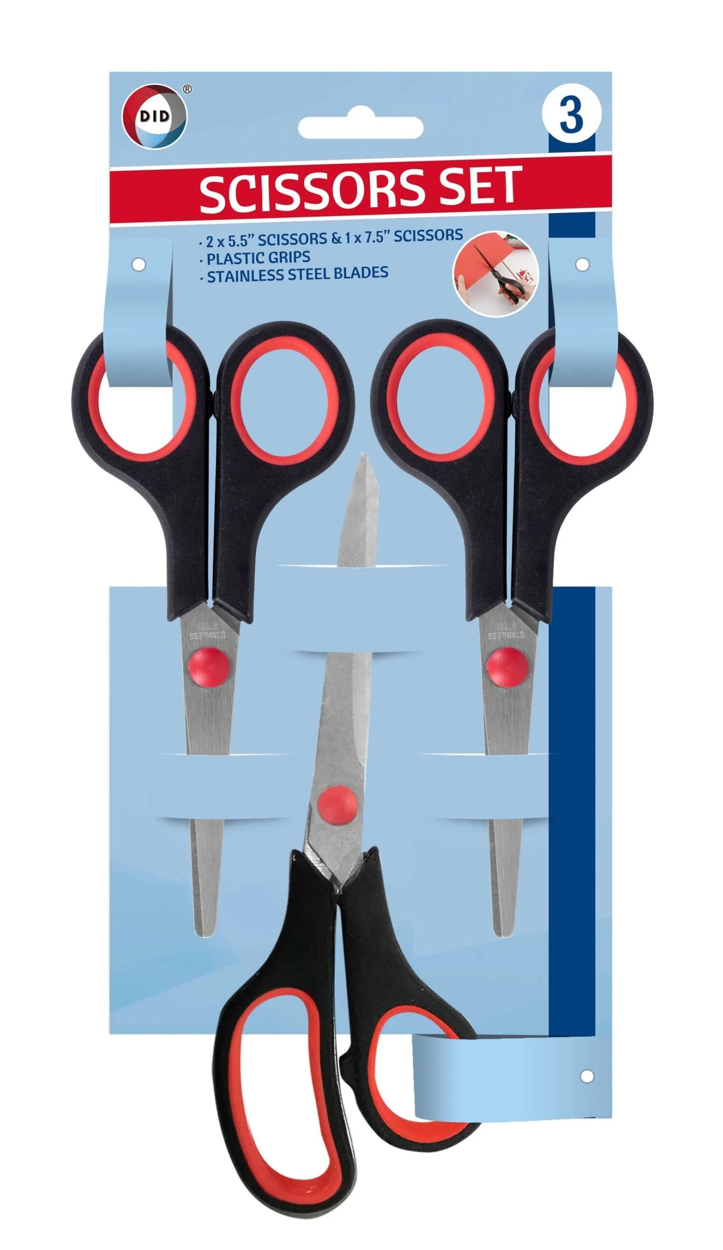 DID Scissors Set 3pcs