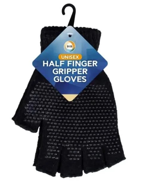 DID Half Finger Gripper Gloves 12s