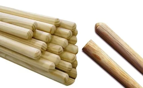 Eco Wise Pine Wood Mop Sticks 25s 1s