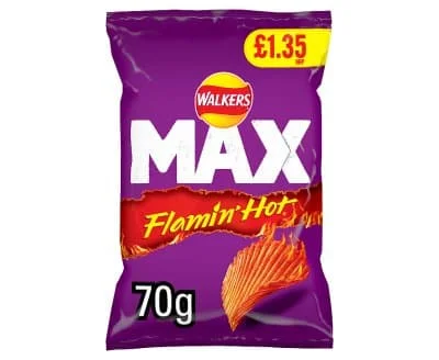 Walkers Max Hot Sharing 15 x 70g