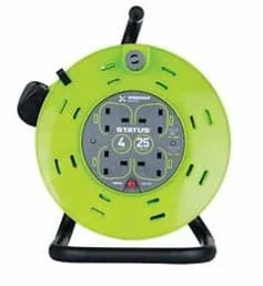 Status 25m 13Amp Extension 4 Socket Single