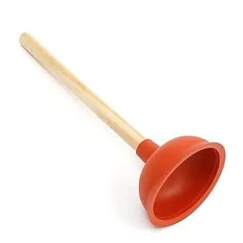 BH Wooden TPR Rubber Plunger 11cm