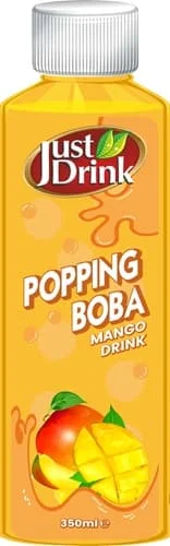 Just Drink Popping Boba Mango 12 x 350ml