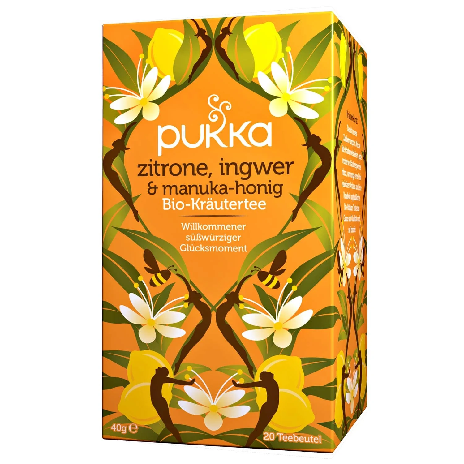 Pukka Lemon Ginger & Manuka Honey Tea 4 x 20s