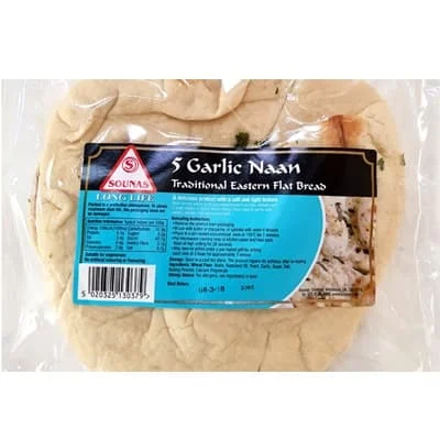 Sounas Naan - Garlic 5s