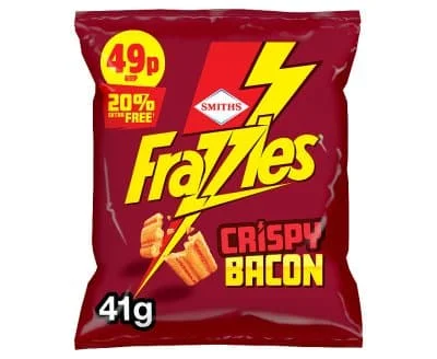 Walkers Frazzles Crispy Bacon 20% Extrap 30 x 41g