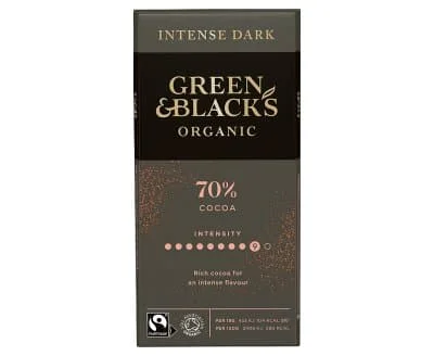 Green & Black's Organic Dark Chocolate 70% 15 x 90g