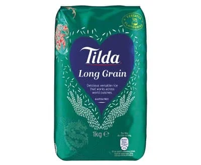 Tilda Long Grain Rice 8 x 1kg