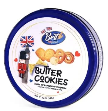 Brit Treat Butter Red Tin Cookies 12 x 340g