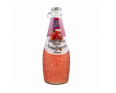 Jus Cool Basil Seed Pomegranate 12 x 300ml