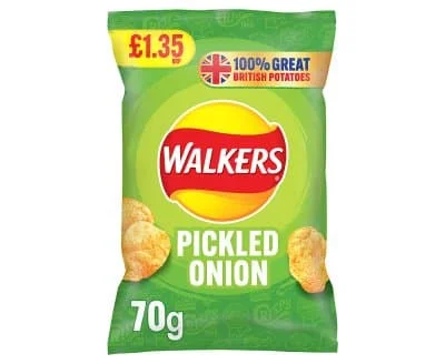 Walkers Pickled Onion 18 x 70g