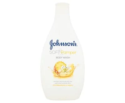 Johnsons Soft Pamper Body Wash 6 x 400ml
