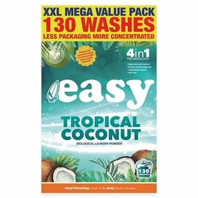 Easy Tropical Coconut Laundry Powder 3 x 6.5kg