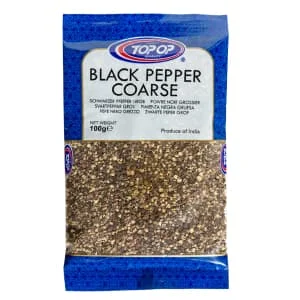 Top Op Black Pepper Coarse 20 x 100g