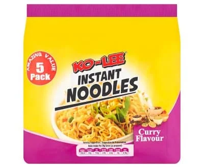 Ko-Lee Instant Noodles - Curry 6 x 5x70g