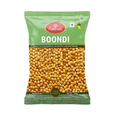 Haldirams Namkeen Boondi Plain 10 x 200g