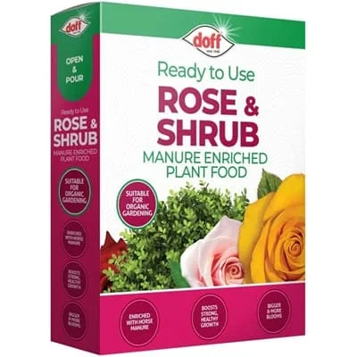 Doff Rose & Shrub Manure Fertiliser 1.5kg