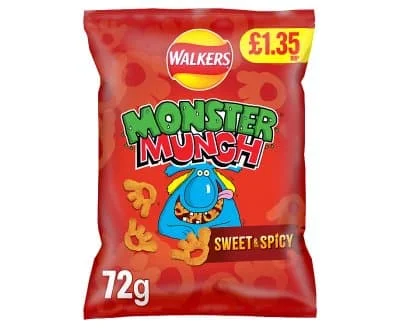 Monster Munch Sweet & Spicy 18 x 72g