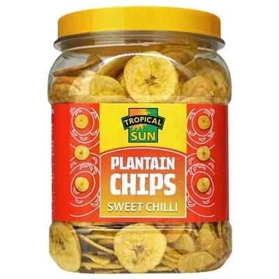Tropical Sun Plantain Chips - Sweet Chilli 6 x 450g
