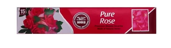 Heera Incense Stick -Pure Rose 12 x 15g