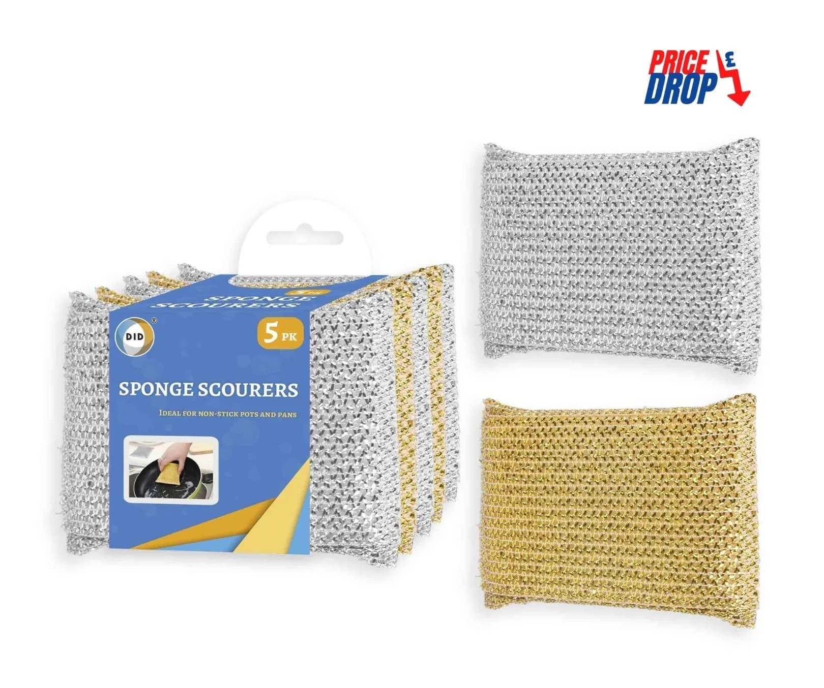 DID Sponge Scourers 5pk