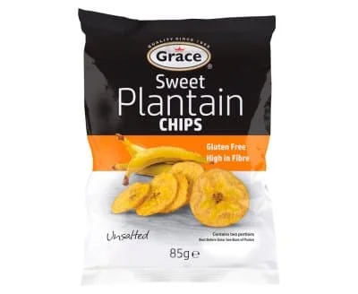 Grace Plantain Chips - Sweet 9 x 85g