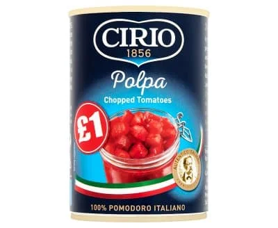 Cirio Chopped Tomatoes 12 x 400g
