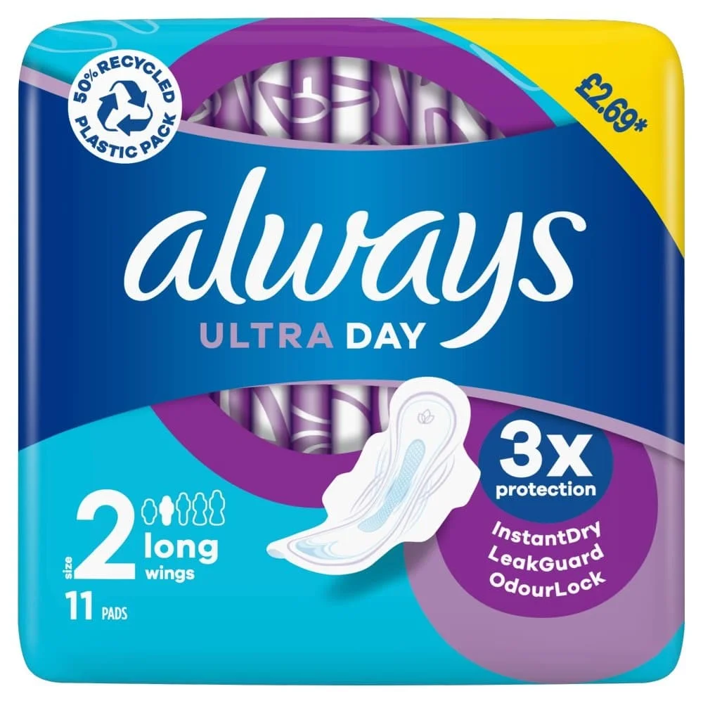 Always Ultra 2 Day Long 11s 4 x 11s