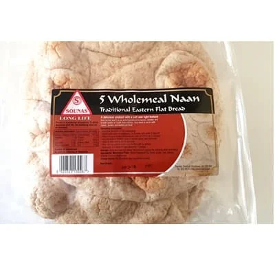 Sounas Wholemeal Naan 5s