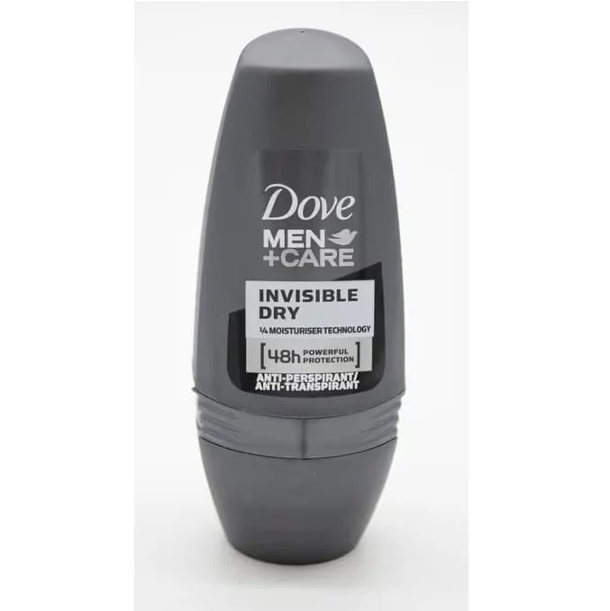 Dove Mens AP Roll On Invisible Dry 6 x 50ml