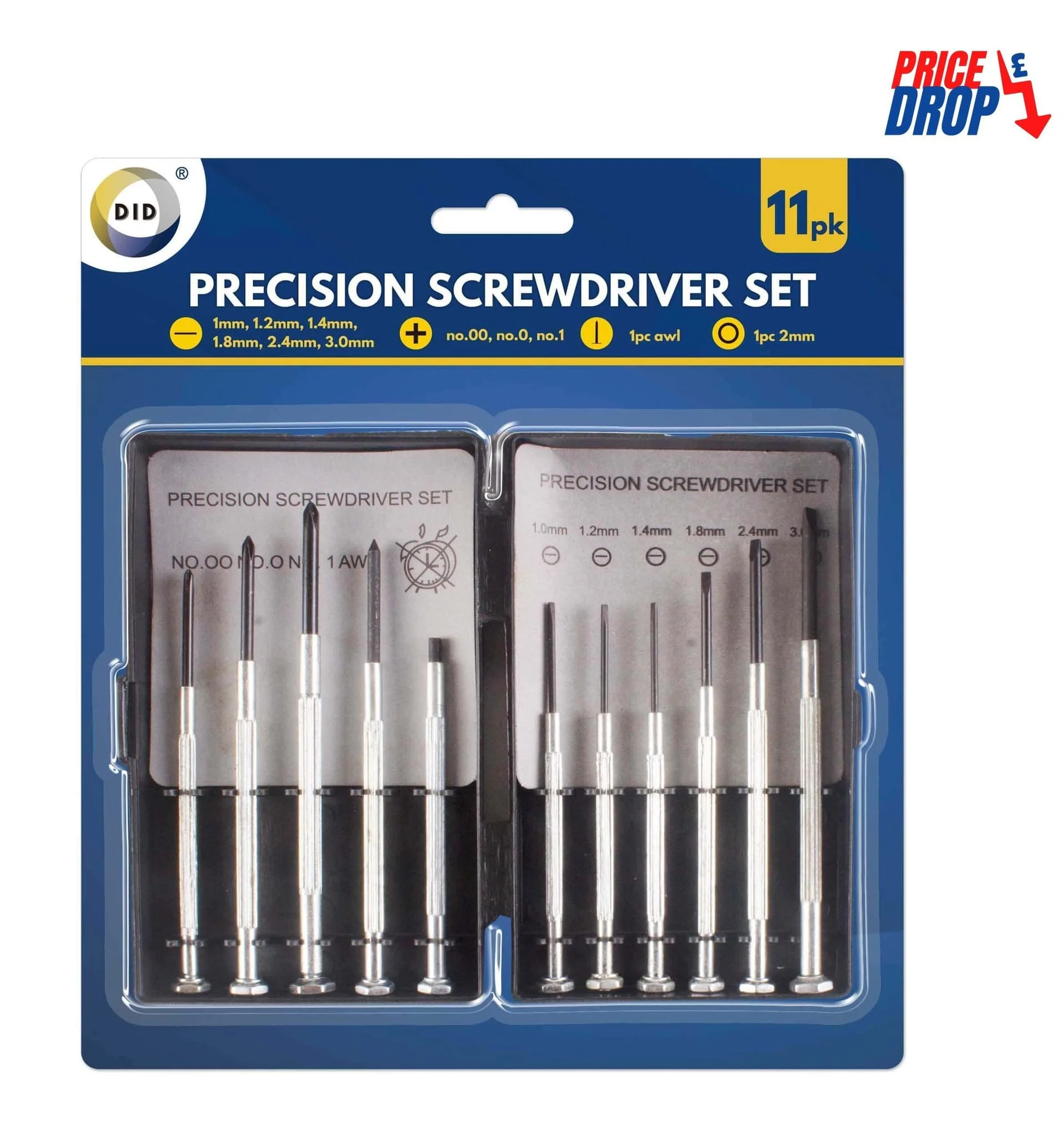 Dina Precision Screwdriver Set 11pcs