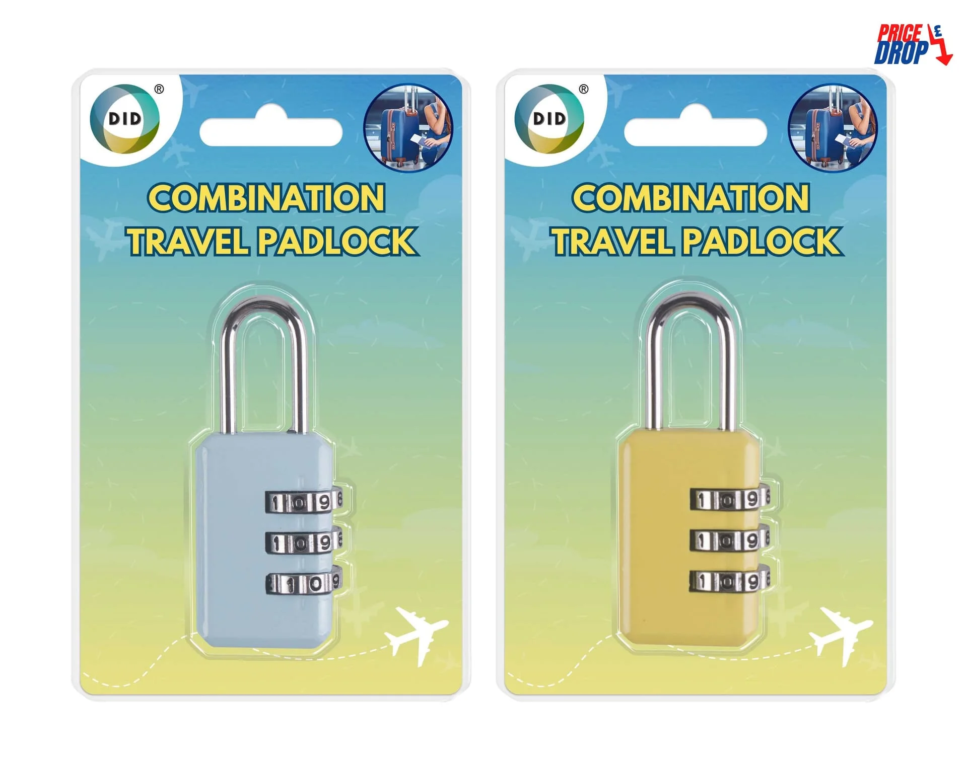 DID Combination Travel Padlock 1s