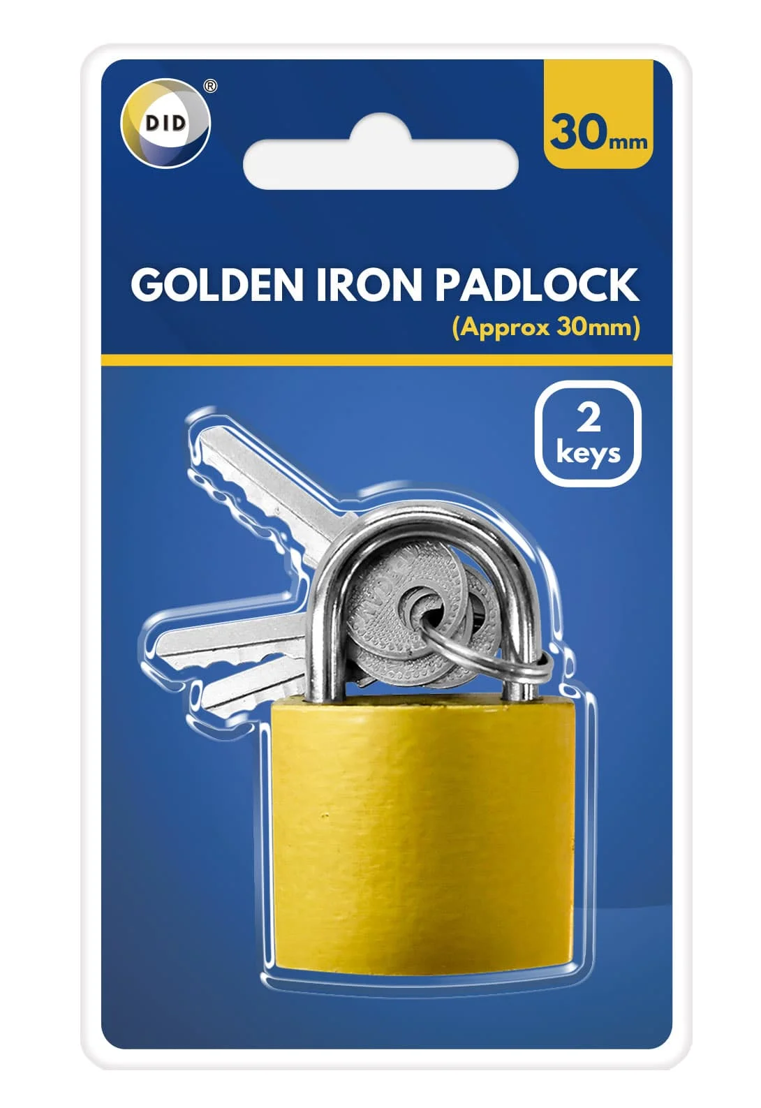 DID Golden Iron Padlock 30mm 1s