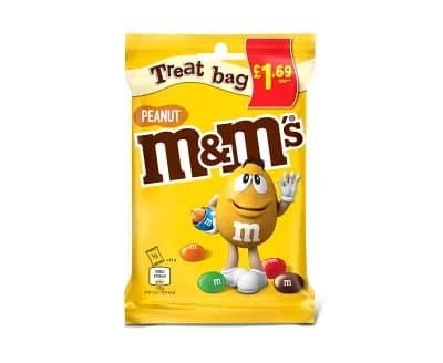 M & M Peanut Treat Bag 16 x 82g