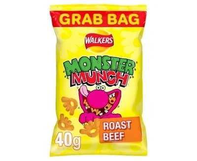 Monster Munch Grab Bag Roast Beef 35 x 40g