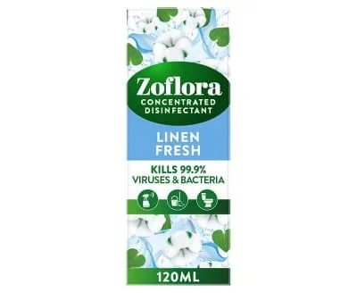 Zoflora Disinfectant - Linen Fresh 6 x 120ml