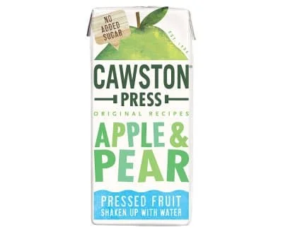 Cawston Press Apple & Pear Juice 18 x 200ml