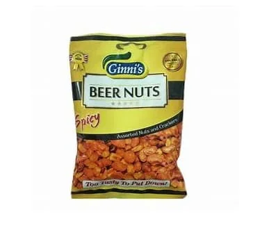 Ginni Beer Nuts Spicy 10 x 90g